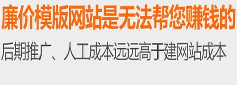 为什么网上会看到一些说做网站只要几百元？